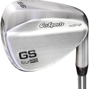 GoSports Tour Pro Golf Wedges – 52 Gap Wedge, 56 Sand Wedge and 60 Lob Wedge